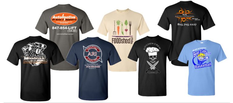 T-Shirt & Promotional Product Screen Printing Services in Woodstock, IL ...