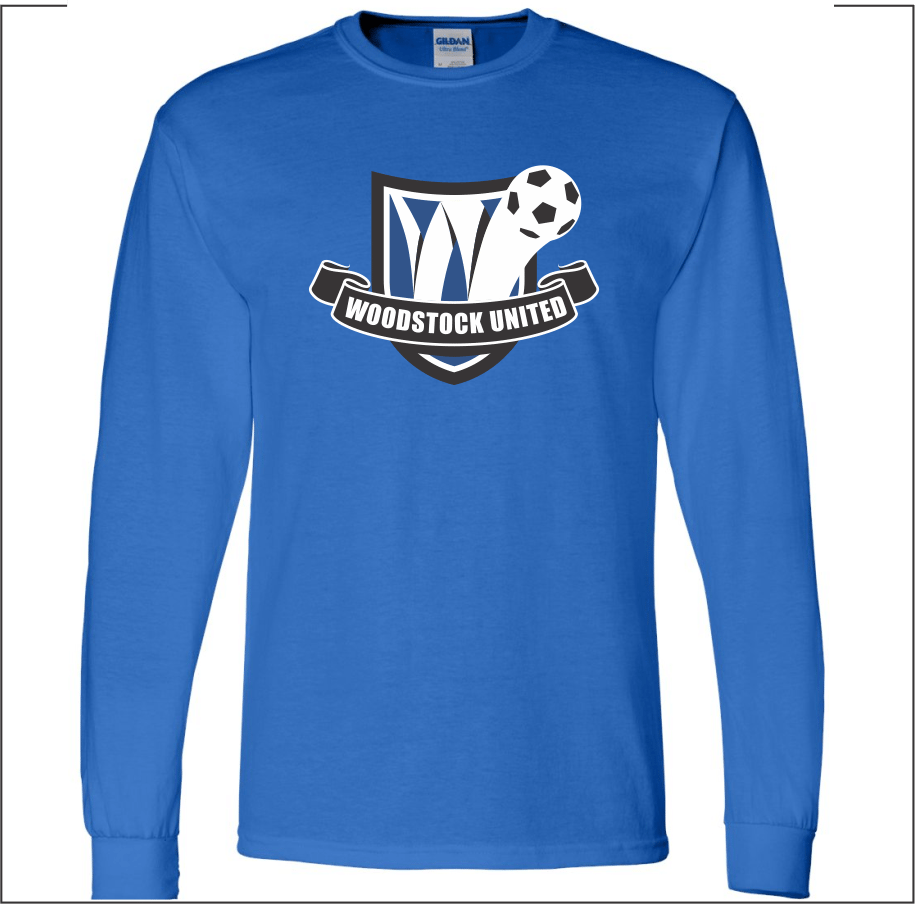 Oxide Nadenkend Talloos Woodstock United Soccer G240 Gildan Ultra Cotton® 6 oz. Long-Sleeve T-Shirt  | R&S Screen Printing