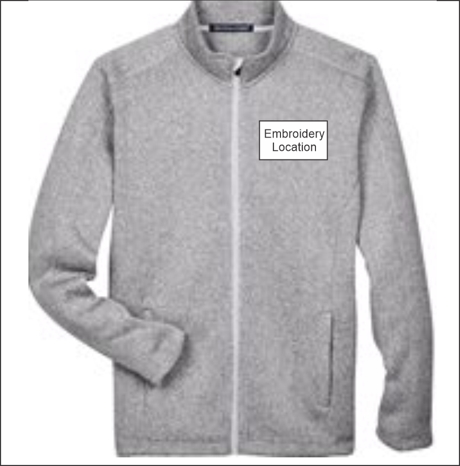 Woodstock Opera House/Stage Left Men's Bristol Full-Zip Sweater Fleece Jacket