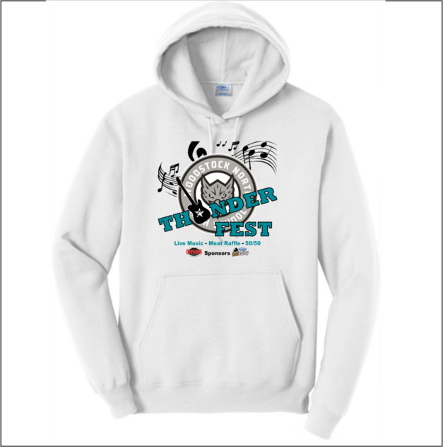 Woodstock Thunder Fest Core Fleece Pullover Hooded Sweatshirt - Image 4