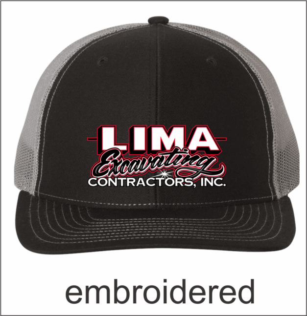 Lima Excavating   Richardson - Snapback Trucker Cap - Image 2