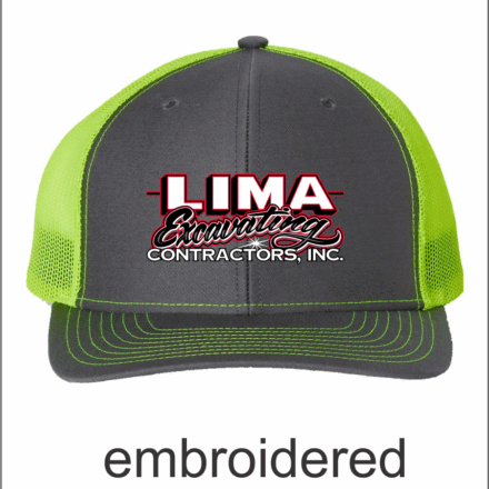 Lima Excavating   Richardson - Snapback Trucker Cap