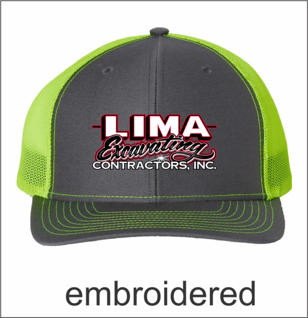 Lima Excavating   Richardson - Snapback Trucker Cap