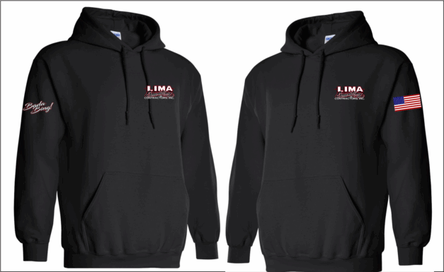 Lima Excavating  Heavy Blend™ Hooded Sweatshirt - Image 4