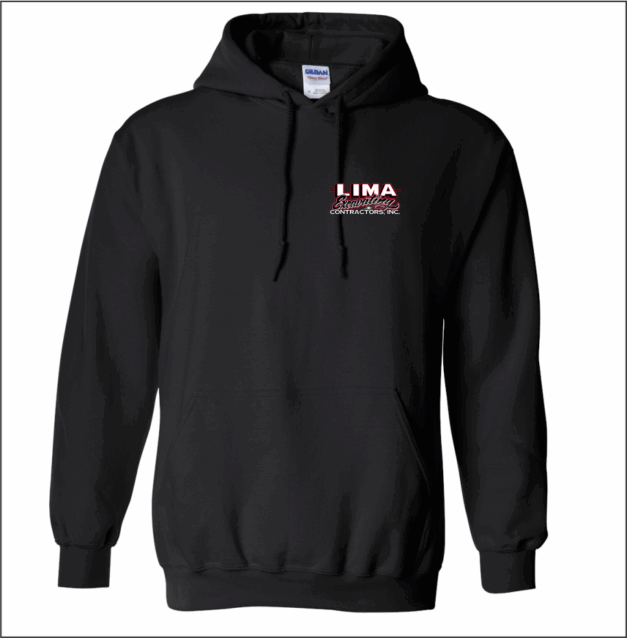 Lima Excavating  Heavy Blend™ Hooded Sweatshirt - Image 2
