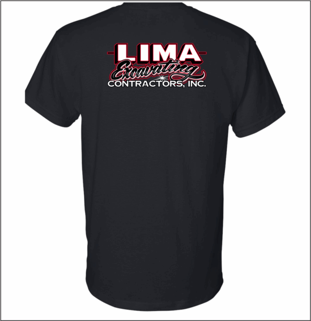 Lima Excavating  DryBlend® T-Shirt - Image 3