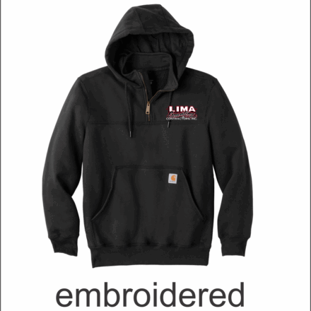 Lima Excavating   Carhartt ® Rain Defender ® Paxton Heavyweight Hooded Zip Mock Sweatshirt