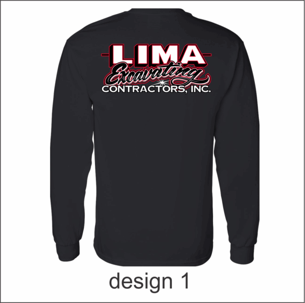 Lima Excavating   Softstyle® Women’s V-Neck T-Shirt - Image 3