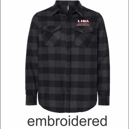 Lima Excavating   Independent Trading Co. - Flannel Shirt