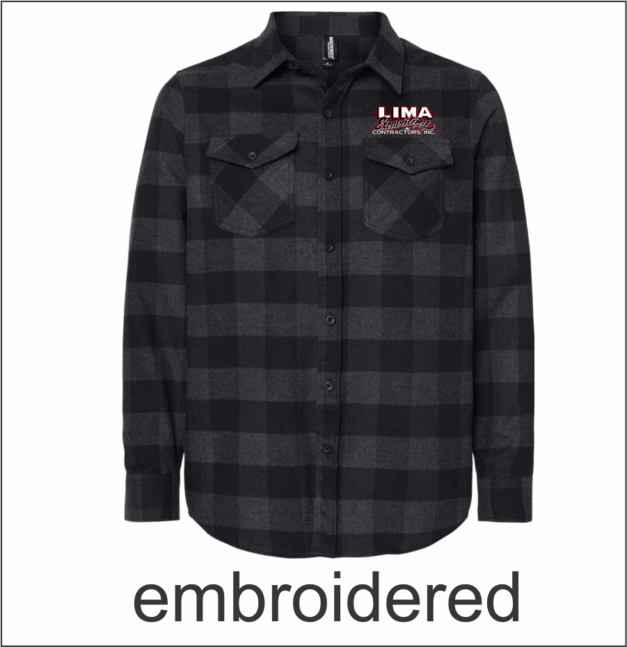 Lima Excavating   Independent Trading Co. - Flannel Shirt