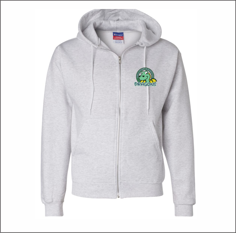 Dean Street Champion Men's Powerblend® Full-Zip Hooded Sweatshirt - Image 3