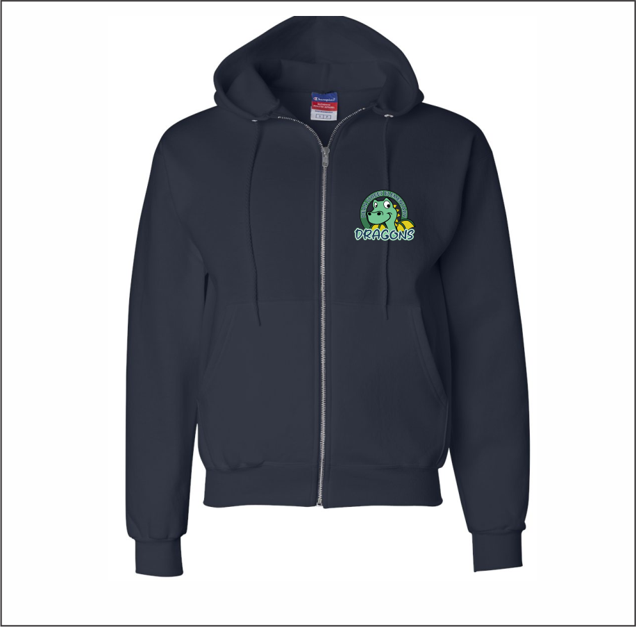 Dean Street Champion Men's Powerblend® Full-Zip Hooded Sweatshirt - Image 2