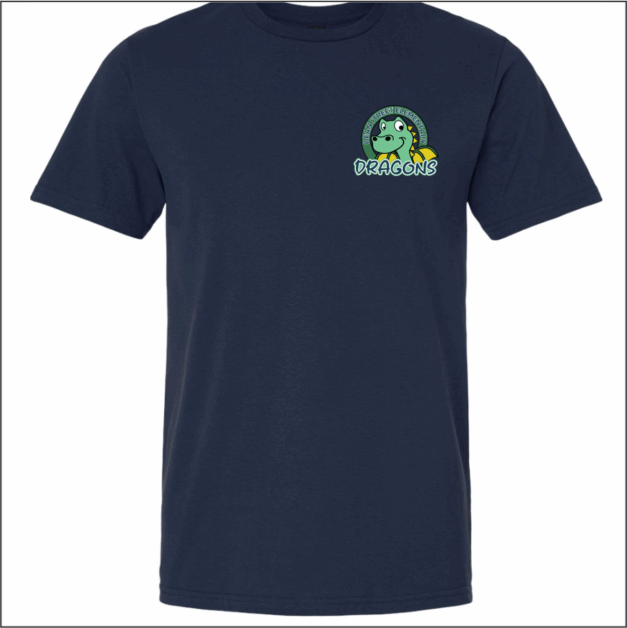 Dean Street Unisex Softstyle® Lightweight T-Shirt Navy