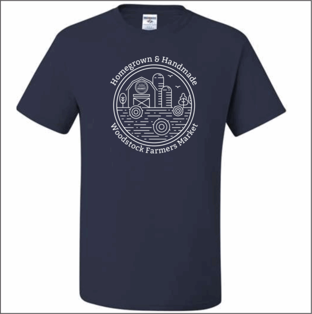 Woodstock Farmers Market Unisex Dri-Power® 50/50 T-Shirt - Image 2