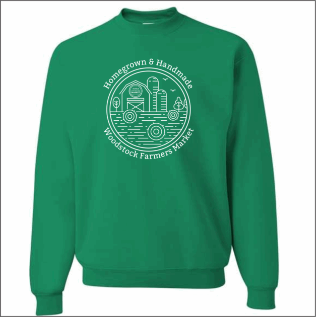 Woodstock Farmers Market Unisex NuBlend® Crewneck Sweatshirt - Image 2