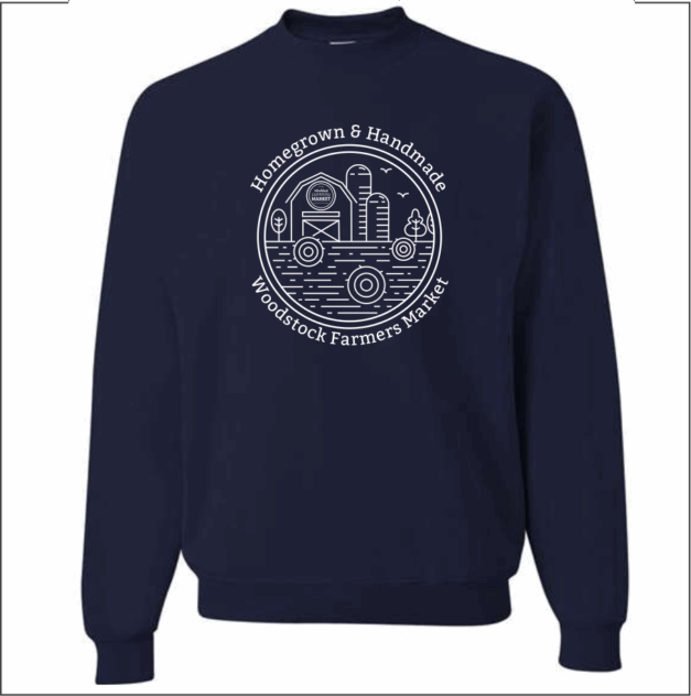 Woodstock Farmers Market Unisex NuBlend® Crewneck Sweatshirt