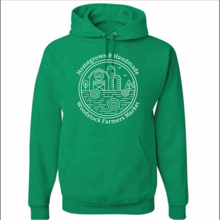 Woodstock Farmers Market Unisex NuBlend® Hooded Sweatshirt