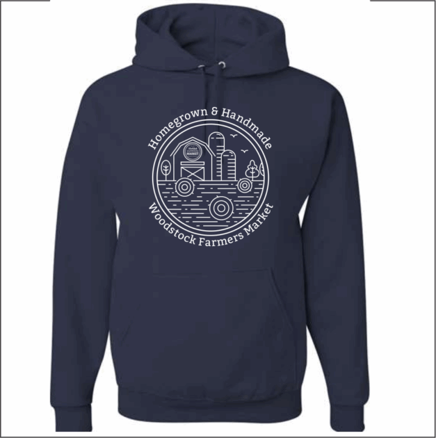 Woodstock Farmers Market Unisex NuBlend® Hooded Sweatshirt - Image 2