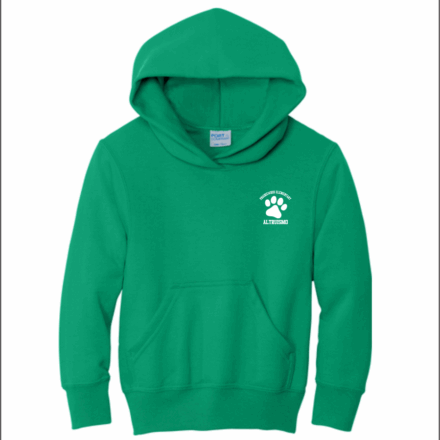 Prairiewood Elementary Adult Core Fleece Pullover Hooded Sweatshirt