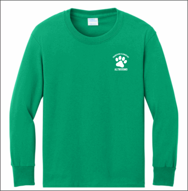 Prairiewood Elementary Youth Long Sleeve Core T-Shirt