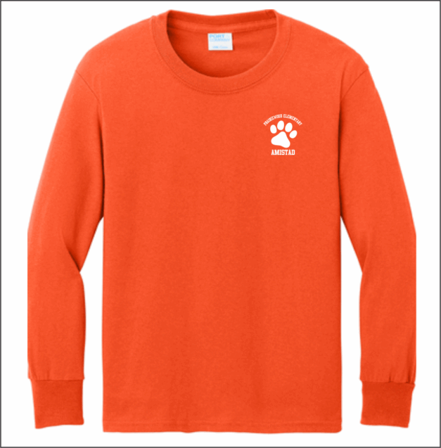Prairiewood Elementary Youth Long Sleeve Core T-Shirt - Image 2
