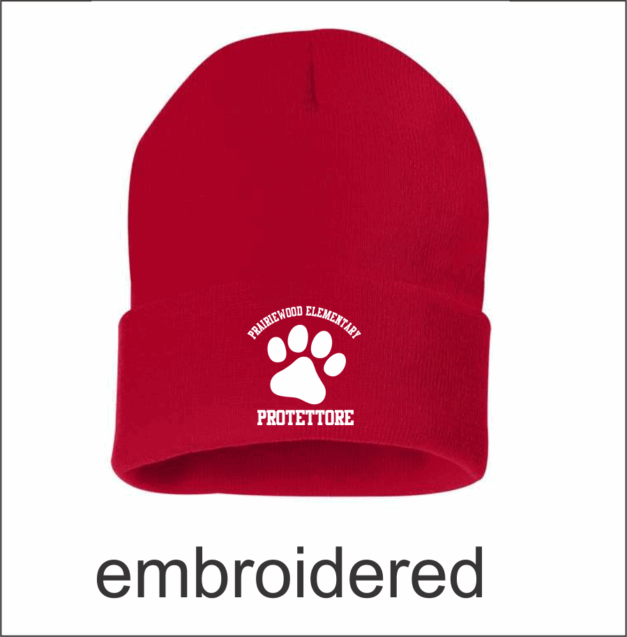 Prairiewood Elementary 12" Solid Cuffed Beanie - Image 4