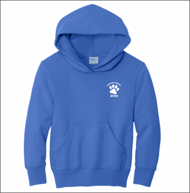 Prairiewood Elementary Adult Core Fleece Pullover Hooded Sweatshirt - Image 3