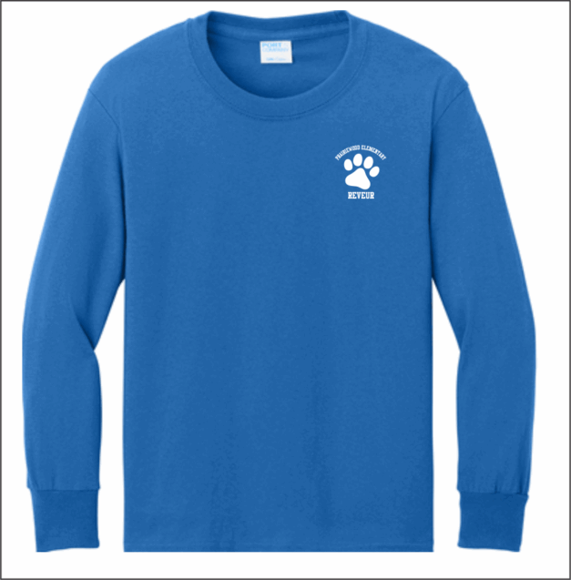 Prairiewood Elementary Youth Long Sleeve Core T-Shirt - Image 5