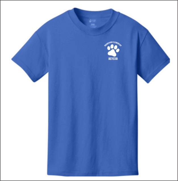 Prairiewood Elementary  Adult Core Cotton T-Shirt - Image 3