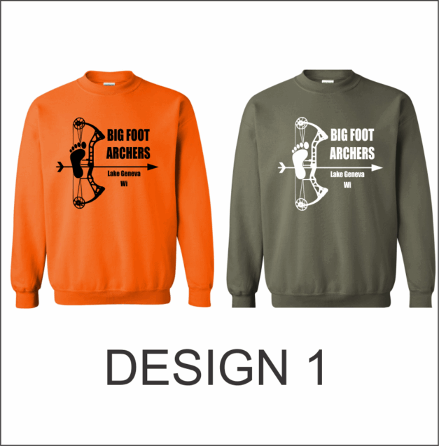Big Foot Archers Unisex Heavy Blend™ Hooded Sweatshirt - Image 2