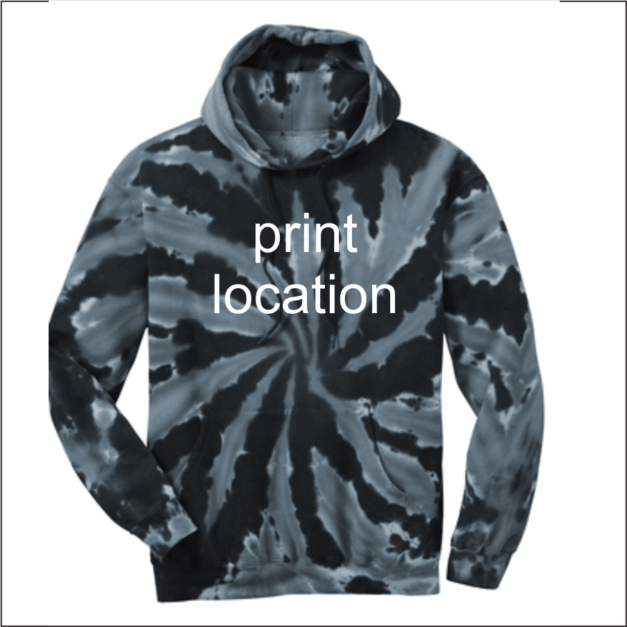 Fox River Grove Elementary  Tie-Dye Pullover Hooded Sweatshirt - Image 2