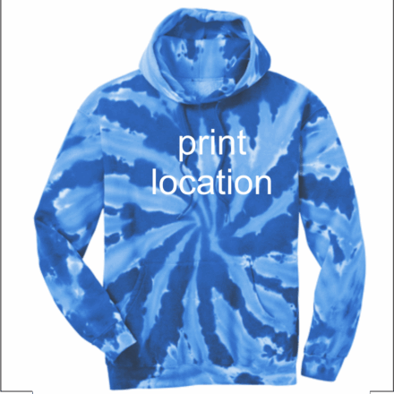 Fox River Grove Elementary  Tie-Dye Pullover Hooded Sweatshirt
