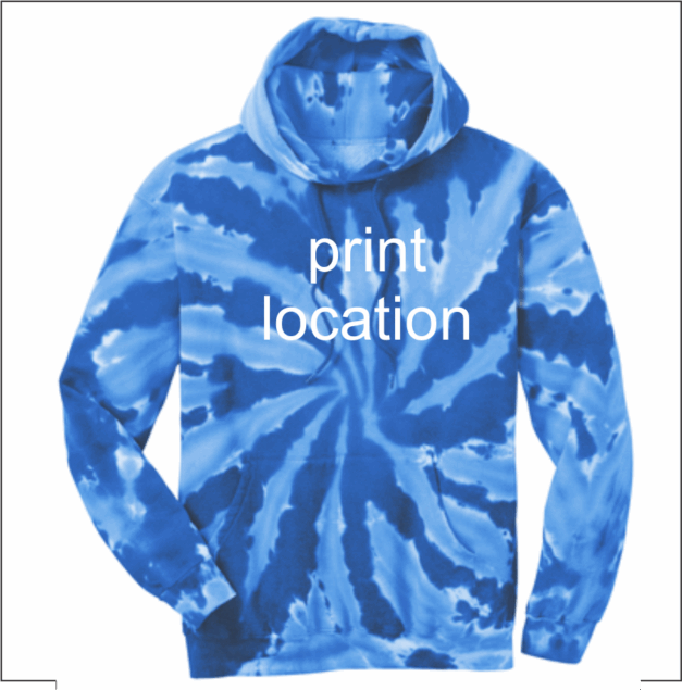 Fox River Grove Elementary  Tie-Dye Pullover Hooded Sweatshirt