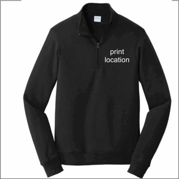 Fox River Grove Elementary  Fleece 1/4-Zip Pullover Sweatshirt - Image 2
