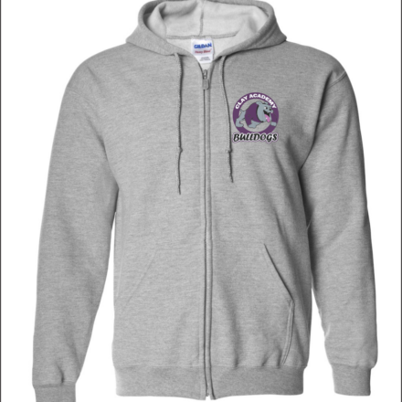 Clay Academy Unisex Heavy Blend Full-Zip Hooded Sweatshirt