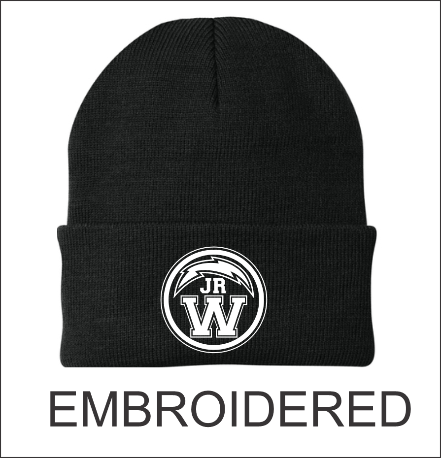 Jr Blue Streaks Knit Cap - Image 2