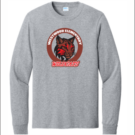 Westwood Elementary Heavy Cotton Long Sleeve T-Shirt