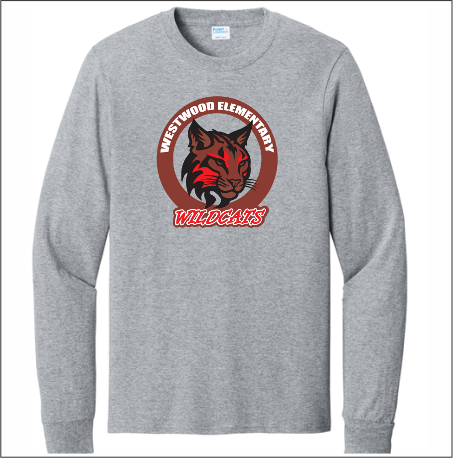 Westwood Elementary Heavy Cotton Long Sleeve T-Shirt