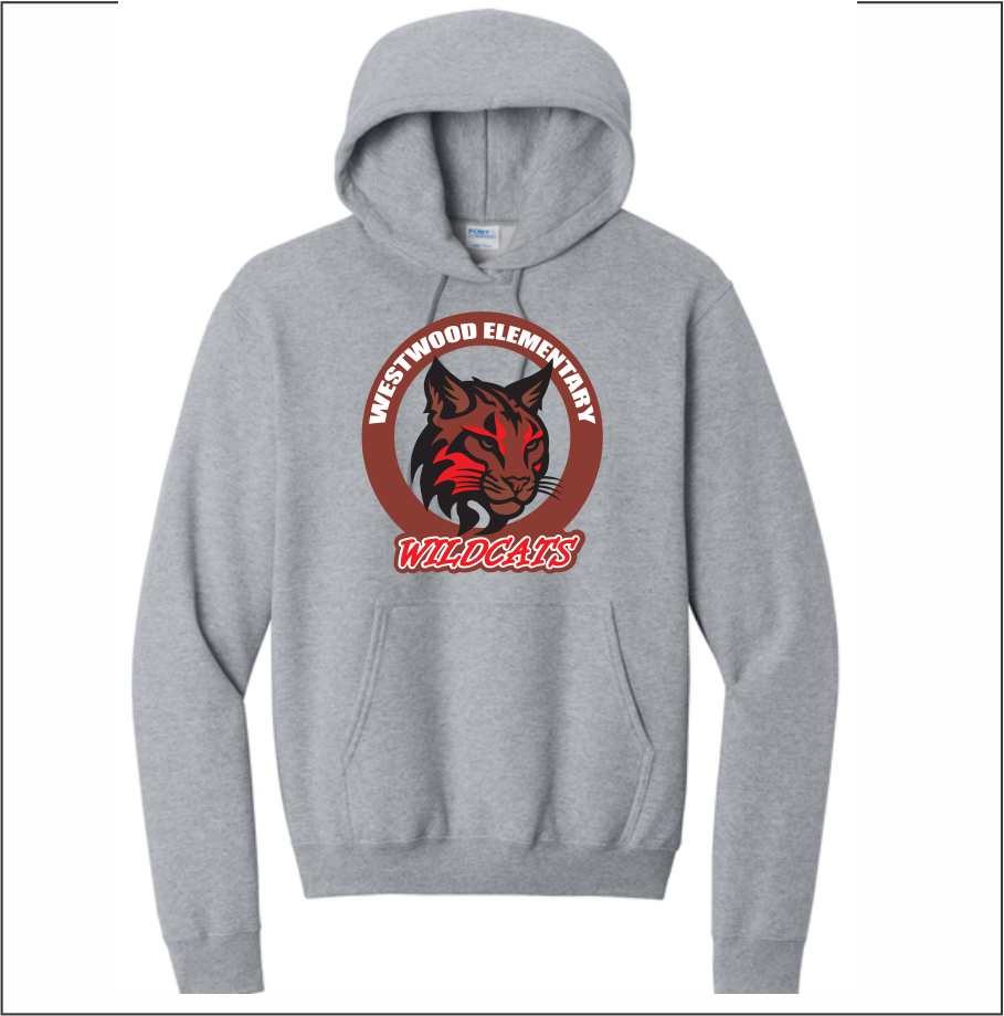 Westwood Elementary Core Fleece Pullover Hooded Sweatshirt