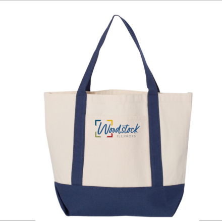 City of Woodstock  Seaside Boater Tote