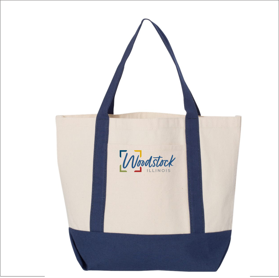 City of Woodstock Seaside Boater Tote