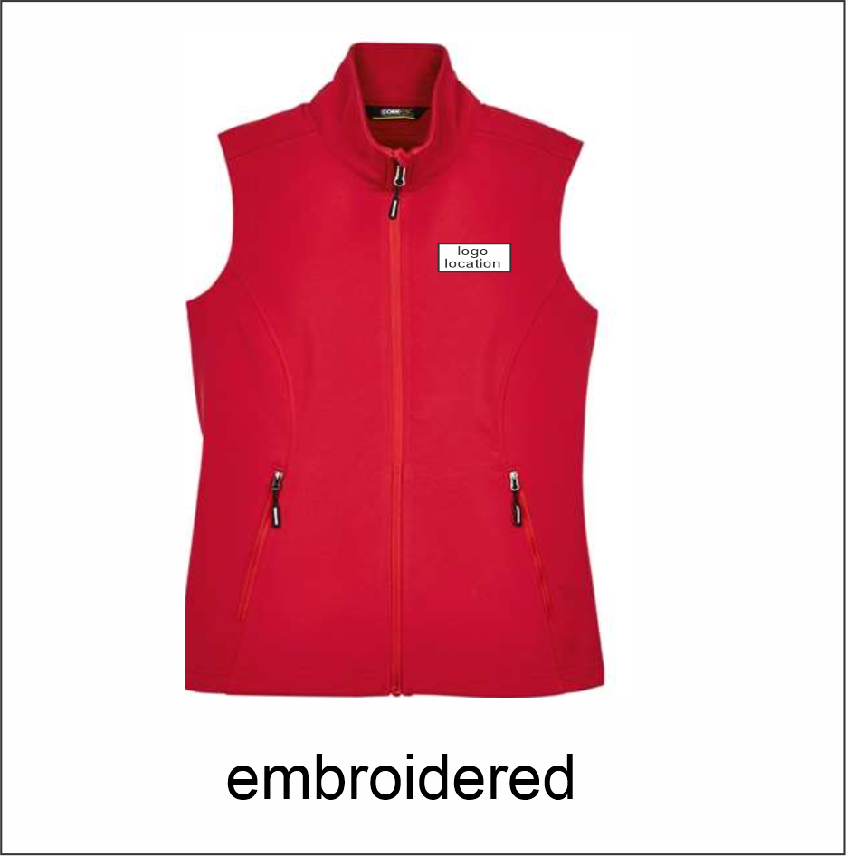 City of Woodstock Ladies' Cruise Soft Shell Vest - Image 2