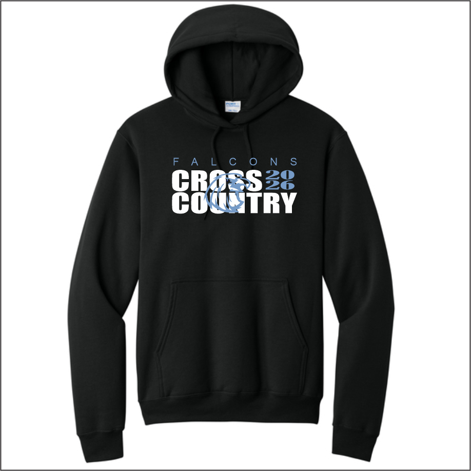 Creek Side Cross Country Core Fleece Pullover Hooded Sweatshirt