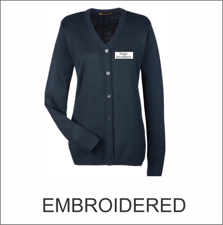 City of Woodstock Women's Pilbloc V-Neck Button Cardigan Sweater - Image 8