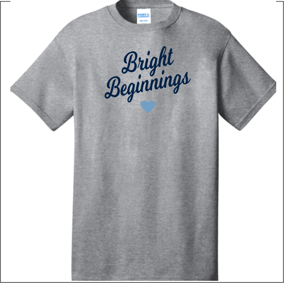 Bright Beginning's Port & Co® Core Cotton Tee - Image 3