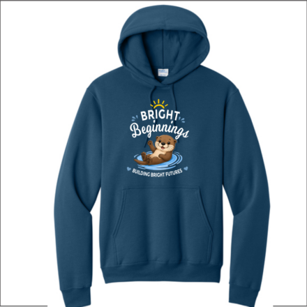 Bright Beginning's Port & Co® Core Fleece Pullover Hooded Sweatshirt