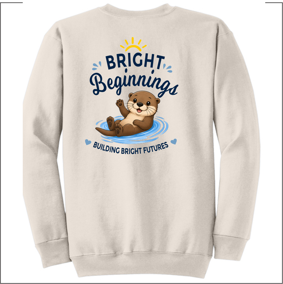 Bright Beginning's Port & Co® Core Fleece Crewneck Sweatshirt - Image 2