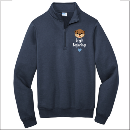 Bright Beginning's Port & Co® Core Fleece 1/4-Zip Pullover Sweatshirt