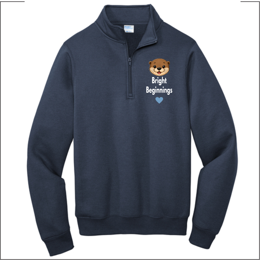 Bright Beginning's Port & Co® Core Fleece 1/4-Zip Pullover Sweatshirt