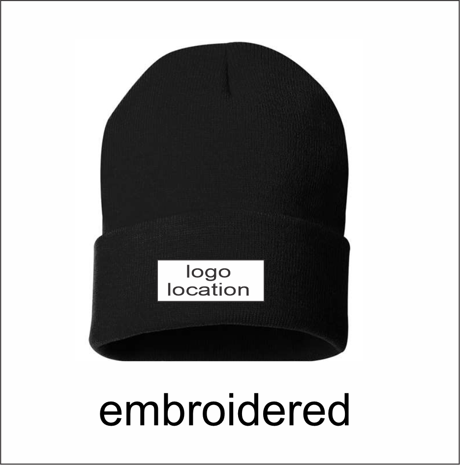 City of Woodstock 12" Solid Cuffed Beanie - Image 5